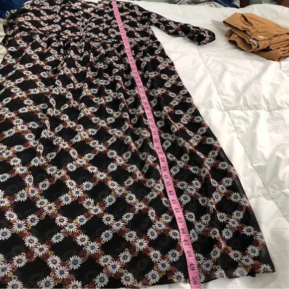 Sandro Paris Sheer Floral Dress - Picture 15 of 15